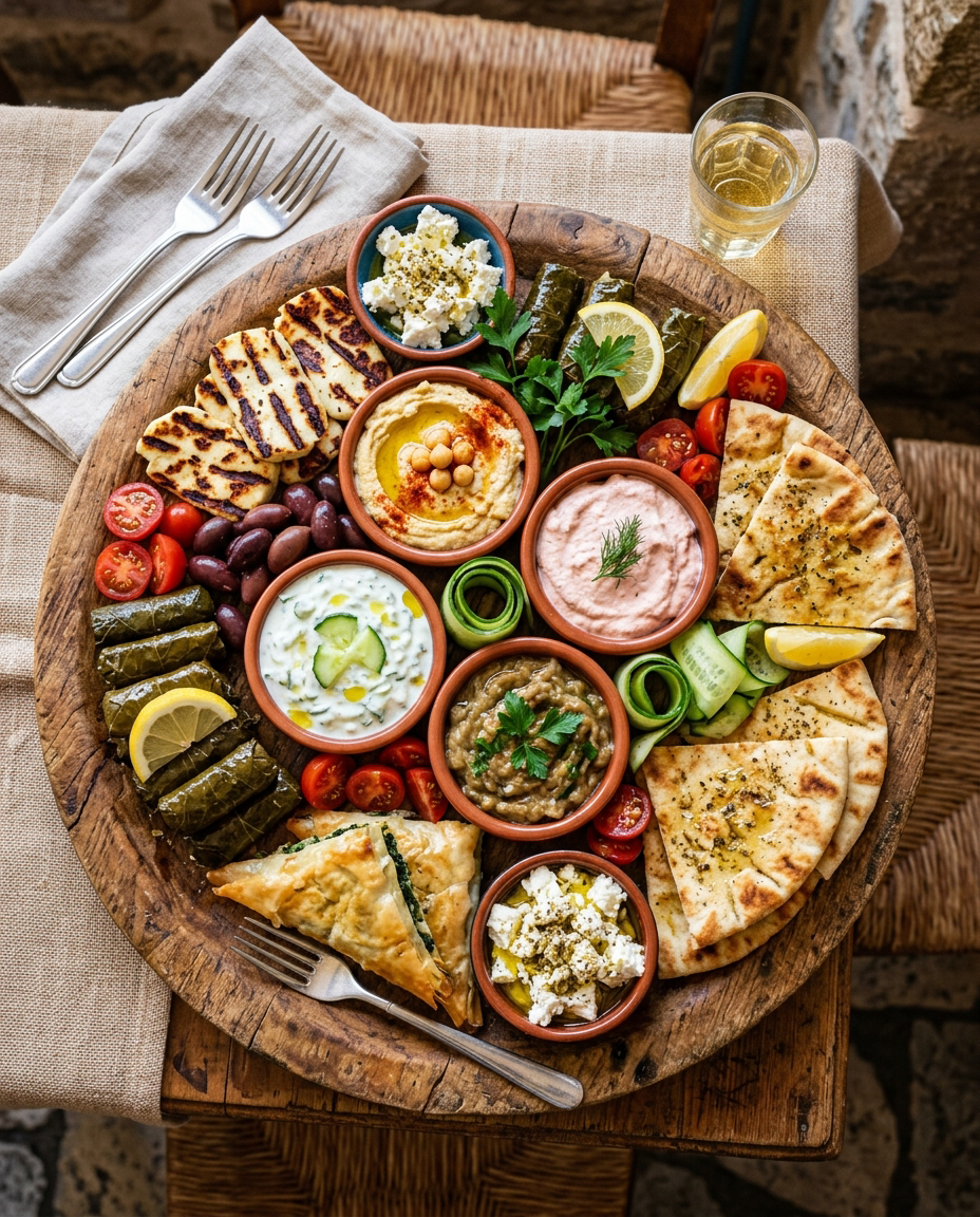 Mixed Mezze for Two